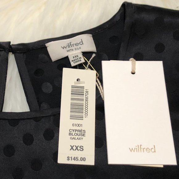 *BRAND NEW* Aritzia Wilfred Cypress Blouse - Size XXS - Picture 3 of 7